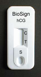 LifeSign Reproductive Health Test Kit BioSign® Fertility Test hCG Pregnancy Test Serum / Urine Sample 35 Tests CLIA Waived - Box of 35 - BSP-120S-BX