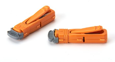 PTS Diagnostics Safety Lancet Unistik™ 21 Gauge Retractable Push Button Activation Finger - Box of 100 - 1701-BX