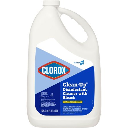 The Clorox Company CloroxPro™ Clorox® Clean-Up® with Bleach Surface Disinfectant Cleaner Refill Manual Pour Liquid 1 gal. Jug Chlorine Scent NonSterile - Each - 35420-EA