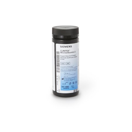 Siemens Reagent Test Strip Clinitek® Urinalysis Microalbumin For Small Clinitek Systems 25 Strips - Case of 300 - 10317439-CS