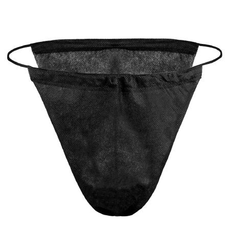 The Systems Group Bikini Panty Black One Size Fits Most Disposable - Case of 250 - SPA-4-CS