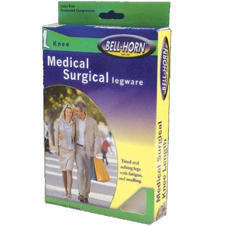 DJO Anti-embolism Stocking Bell-Horn® Knee High Small Beige Open Toe - Pair - 11320S-PR