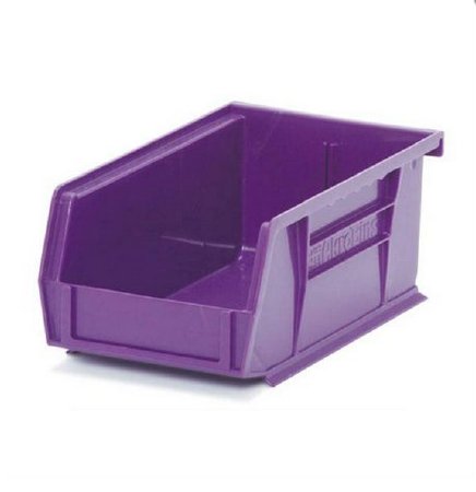 Market Lab Inc Storage Bin Purple Industrial Grade Polymers 3 X 4-1/8 X 7-3/8 Inch - Each - 6001-TL-EA