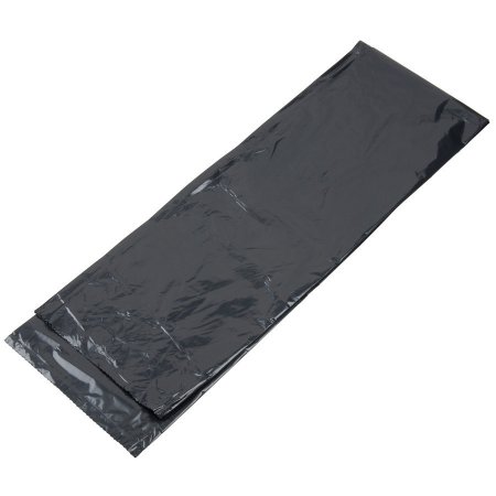Colonial Bag Corp Trash Bag Colonial Bag 10 gal. Black HDPE 8 Mic. 24 X 24 Inch X-Seal Bottom Coreless Roll - Case of 1000 - HCR24MB-CS