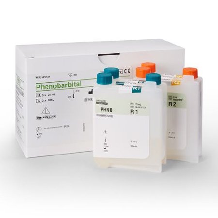 Abbott Toxicology Reagent Single Drug Phenobarbital 300 Tests - Box of 300 - 05P0721-BX