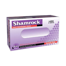 Shamrock Marketing Exam Glove 10000 Series X-Large NonSterile Latex Standard Cuff Length Fully Textured Ivory Not Rated - Case of 1000 - 10114-CS