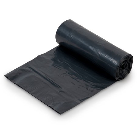 Colonial Bag Corp Trash Bag Colonial Bag 60 gal. Black LLDPE 1.35 mil 38 X 58 Inch X-Seal Bottom Coreless Roll - Case of 100 - CRTGG58XH-CS