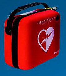Philips Healthcare Standard Carry Case Phillips Red Cordura® Nylon 4.8 X 8.5 X 9.5 Inch - Each - 989803121431-EA