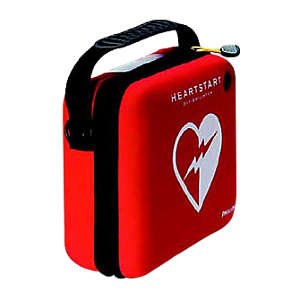Philips Healthcare Defibrillator Carry Case Philips® Red Fabric Slim For use with OnSite Defibrillator - Each - 989803121441-EA