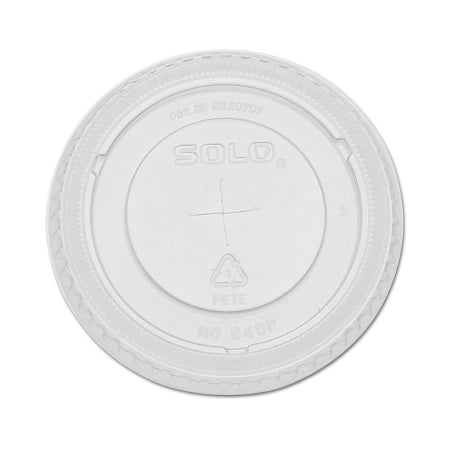 RJ Schinner Co Lid Solo® Polyethylene Terephthalate - Case of 2500 - 640TS-CS