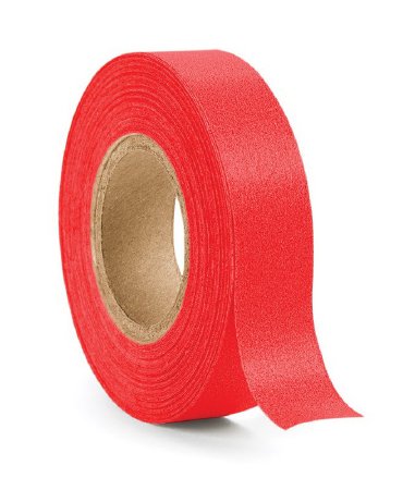 United Ad Label Blank Instrument Tape UAL™ Colored Identification Tape Red Flexible Paper 1/2 X 500 Inch - Each - ULTP512-5-EA