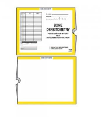 Precision Dynamics Bone Insert Jacket FilePro® Yellow 14-1/4 X 17-1/2 Inch - Case of 250 - CJE-BO1-CS