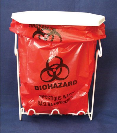 Market Lab Inc Biohazard Waste Bag MarketLab 3 gal. Red Bag - Box of 200 - 4919-BX