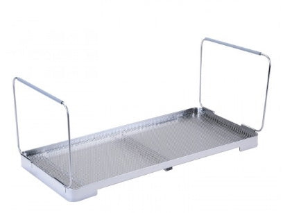 V. Mueller Genesis® Sterilizer Lifting Platform 3/4 X 10-2/5 X 20-1/3 Inch Inside Dimensions, 1-1/3 X 10-3/5 X 20-1/2 Inch Outside Dimensions, Solid Sides, Perforated Bottom - Each - LP3-1-EA