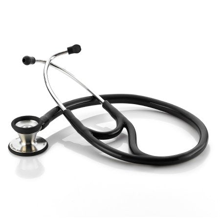 American Diagnostic Corp Cardiology Stethoscope Adscope® Black 1-Tube 19 Inch Tube Double Sided Chestpiece - Each - 602BK-EA