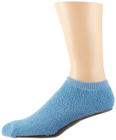 Bird & Cronin Slippers Teri-Treds™ Blue Ankle High - Each - 08149308-EA