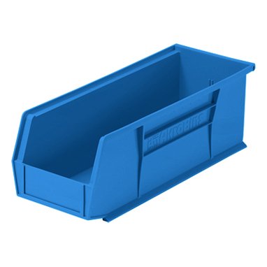 Health Care Logistics Storage Bin HCL® Super Tough Blue Plastic 5 X 5-1/2 X 14-3/4 Inch - Each - 1403B-EA