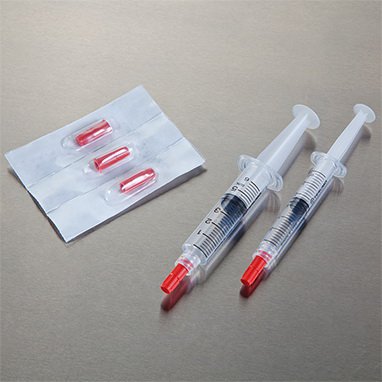 Health Care Logistics Syringe Tip Cap Red, Sterile, Luer Lock - Box of 5 - 7857-10-BX