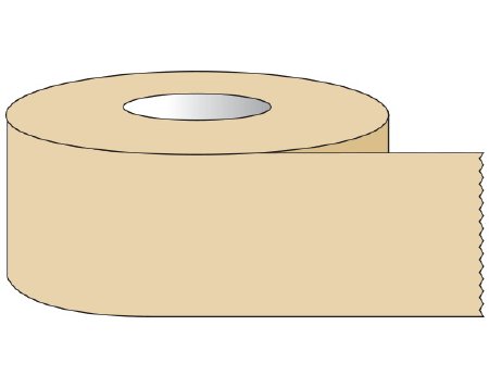 Shamrock Scientific Blank Label Tape Shamrock Multipurpose Label Tan 1/2 X 500 Inch - Each - ST-12-8-EA