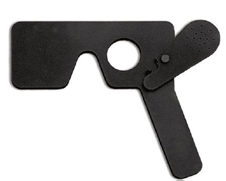 Bernell/Vision Training Products Bernell Mask Occluder Flip Up Style Pinhole Opening Black - Each - AMASK-EA