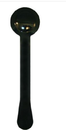 Bernell/Vision Training Products Eye Occluder 9-3/8 Inch Handheld Style Single Ended Black Vinyl / Plexiglass - Each - BC204-EA