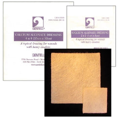 Gentell Alginate Dressing Gentell® 2 X 2 Inch Square - Case of 50 - GEN-13200C-CS