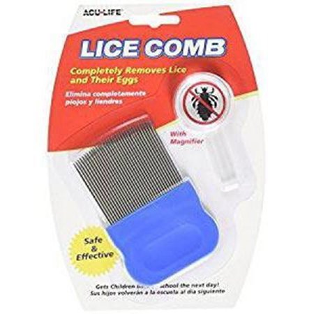 Health Enterprises Inc Lice Comb Acu-Life Silver Metal - Each - 07957300919-EA