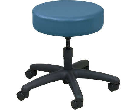 Clinton Industries Lift Stool Standard Series Backless Spin Lift Height Adjustment 5 Casters Wedgewood - Each - 2130-EA