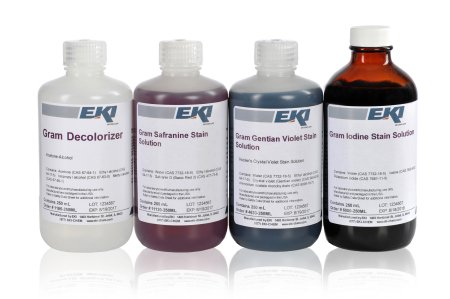 EK Industries Inc Gram Stain Set 4 X 250 mL - Each - 6053-250ML-EA