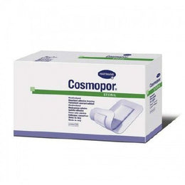 Hartmann Adhesive Dressing Cosmopor® 3-1/5 X 6 Inch Nonwoven Rectangle White Sterile - Case of 350 - 900808-CS