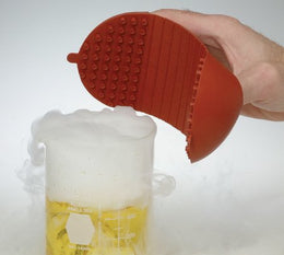 Fisher Scientific Temperature Protection Mitt Hot-Hand™ One Size Fits Most Silicone Red Without Cuff NonSterile - Each - 11394300-EA