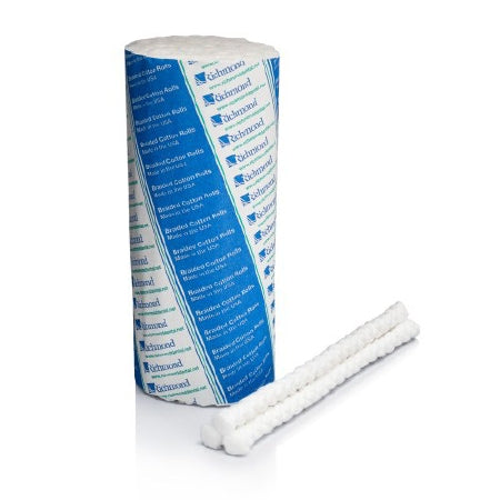 Richmond Dental Company Cotton Dental Roll 1/2 X 6 Inch 100 per Pack NonSterile Roll Shape - Case of 400 - 201205-CS