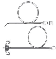 All-Med Subcutaneous Infusion Set Alimed® 27 Gauge 24 Inch Tubing Without Port - Box of 50 - 59-2724-BX