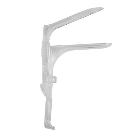 McKesson Vaginal Speculum McKesson Graves NonSterile Office Grade Plastic Medium Double Blade Duckbill Disposable Without Light Source Capability - Box of 10 - 210-BX