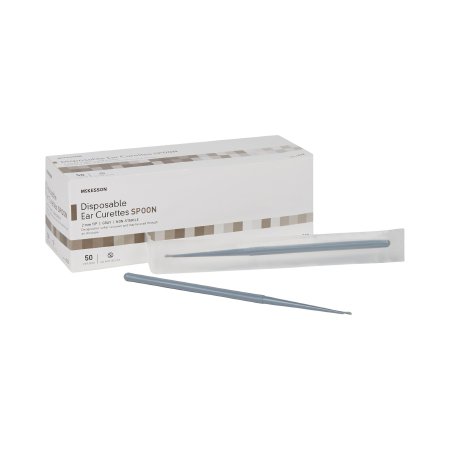 McKesson Ear Curette McKesson Handle with Grooves 2 mm Tip Cup Tip - Box of 1 - 532-BX