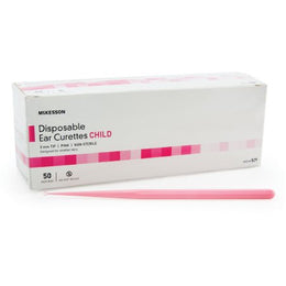 McKesson Ear Curette McKesson Handle with Grooves 3 mm Tip Round Tip - Case of 10 - 529-CS