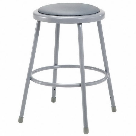 Grainger Round Stool Gray - Each - 9HZA2-EA