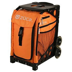 LifeSecure Rolling Emergency Bag Orange Water Resistant Fabric 12-1/2 X 14 X 18-1/2 Inch - Each - 31555-EA