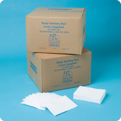 Lagasse Changing Bed Liner Koala Kare® 13 Inch Width White Smooth - Case of 500 - KKPKB15099-CS
