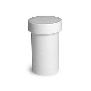 Precision Dynamics Ointment Jar Pharmex® Plastic White 1 oz. - Case of 48 - WOJ-1-CS