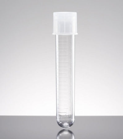 Troy Biologicals Falcon® Test Tube Round Bottom Plain 17 X 100 mm 14 mL Without Color Coding Snap Cap Polystyrene Tube - Box of 25 - 352057-BX
