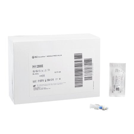 BD Needleless Connector SmartSite® Negative Displacement - Case of 100 - 2000E-CS