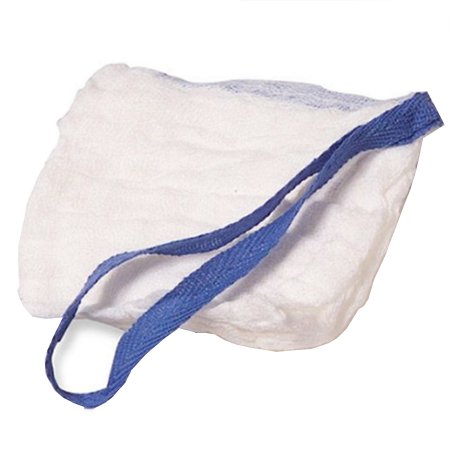 Cardinal Surgical Laparotomy Sponge Curity™ X-Ray Detectable Cotton 18 X 18 Inch 5 Count Tray Sterile - TR/1 - 6022--TR