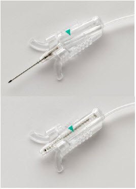 Greiner Bio-One VanishPoint® Blood Collection Set 23 Gauge 3/4 Inch Needle Length Safety Needle 7 Inch Tubing Sterile - Box of 50 - 24021-BX