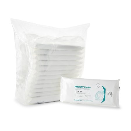 Contec Inc PROSAT® Sterile™ Surface Disinfectant Cleaner Premoistened Cleanroom Manual Pull Wipe 30 Count Pouch Alcohol Scent Sterile - Each - PS-911EB-EA