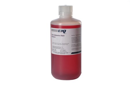 EK Industries Inc Gram Safranin Stain Solution 1 Liter (32 oz.) - Each - 11120-1L-EA