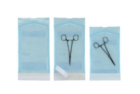 Cardinal Sterilization Pouch Ethylene Oxide (EO) Gas / Steam 6 X 10 Inch Heat Seal Paper - Case of 1000 - 90610-CS