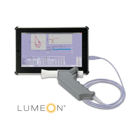McKesson Spirometer System McKesson LUMEON™ Easy on-PC <1.5 cm H20 L/s @14 L/s Digital Display Disposable Mouthpiece - Each - 796-EA