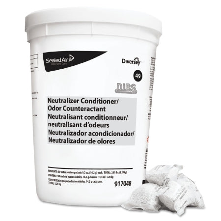 Lagasse Floor Neutralizer Diversey™ Powder 1/2 oz. Individual Packet Unscented Manual Pour - Case of 2 - DVO917048-CS