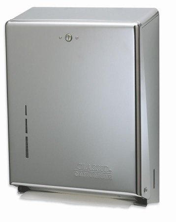 Medline Paper Towel Dispenser Chrome Steel Touch Free 500 Count Wall Mount - Each - SJIT1900XCH-EA
